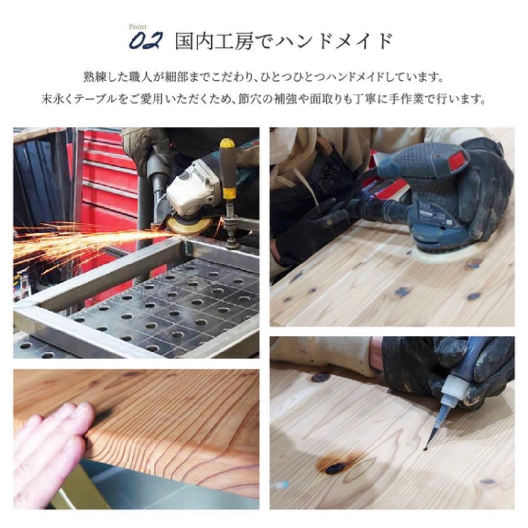 TOMOSUラウンドテーブル　丸テーブル　ハンドメイド　天然木　直径80cm