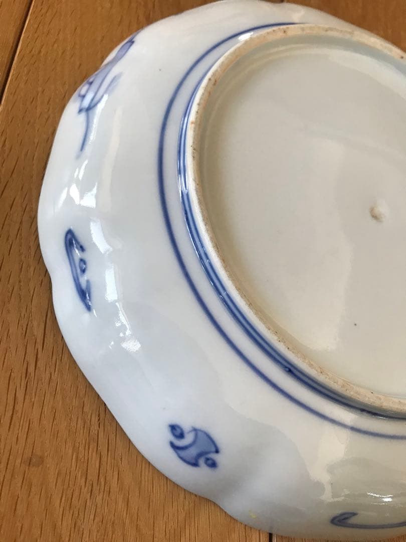 大皿　2枚　骨董品　大聖寺伊万里　古伊万里　伊万里　色絵　金彩　向付　5客