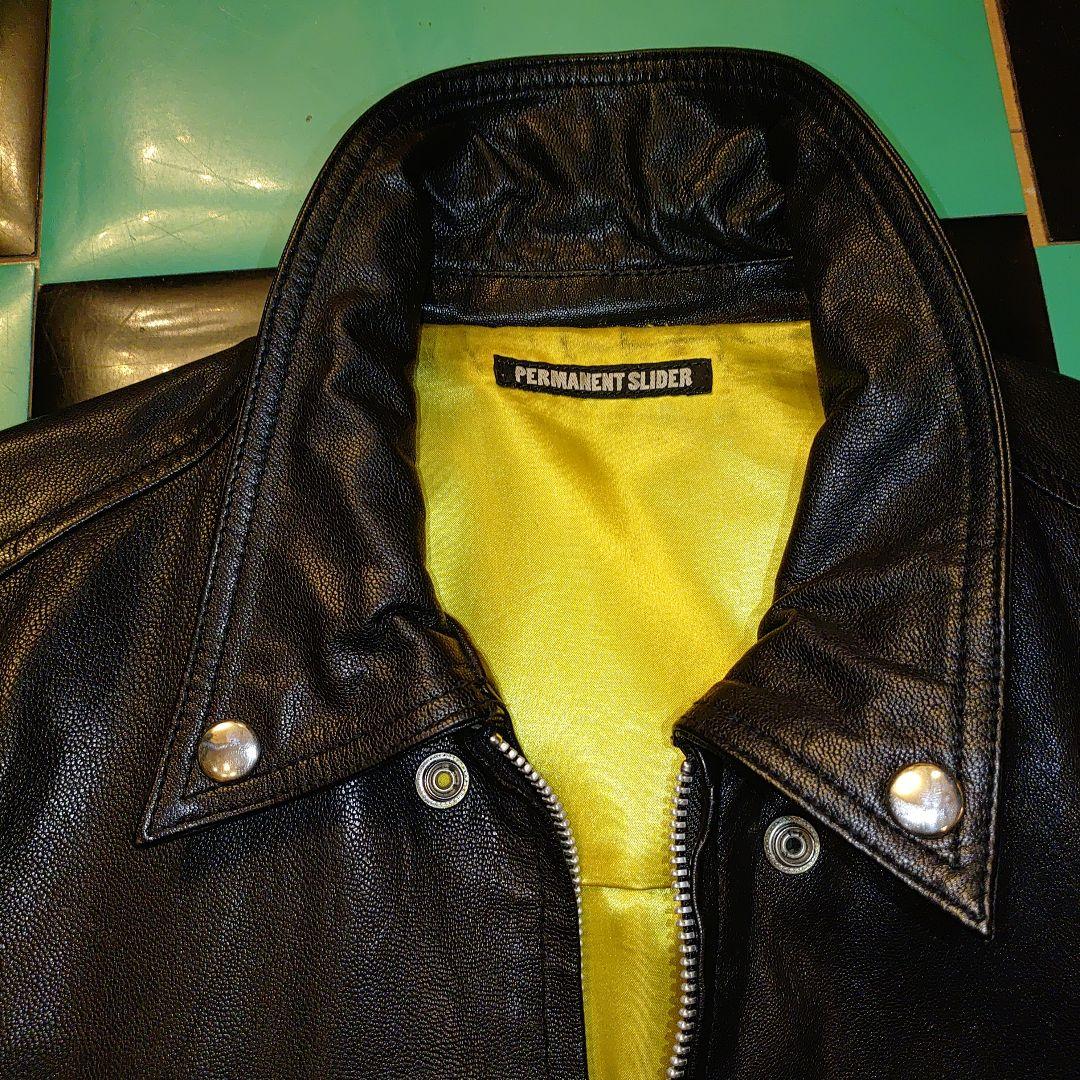 PERMANENT SLIDER ブラックレザージャケット RALEIGH