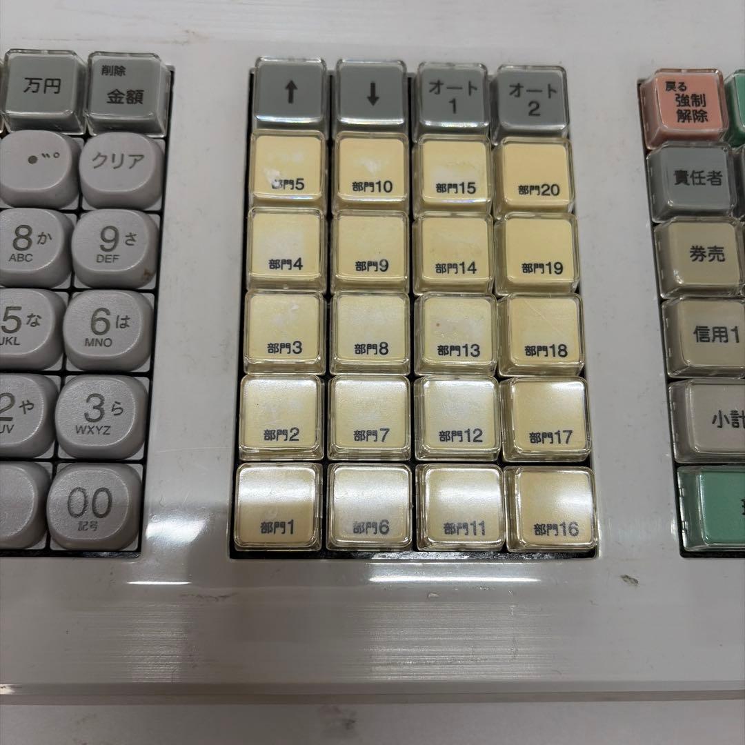 SHARP XE-A40 ホワイト レジスター