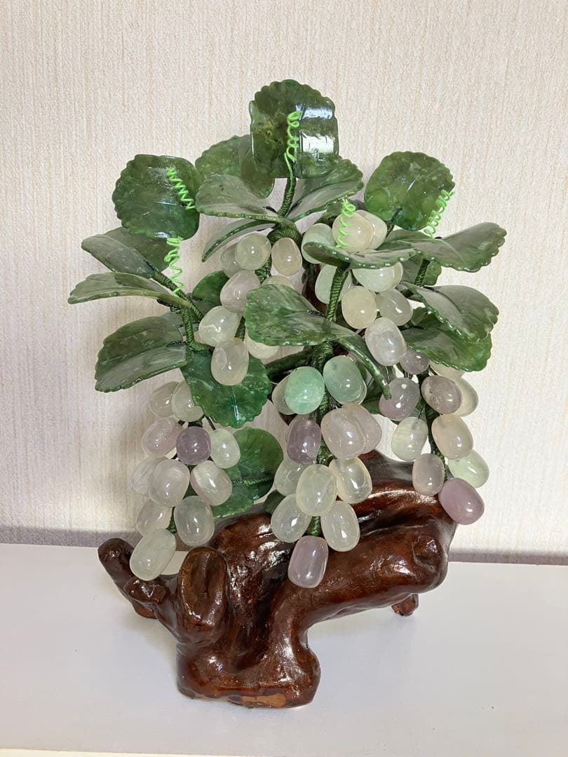 天然アメジスト　「豊作葡萄」　証明書付き