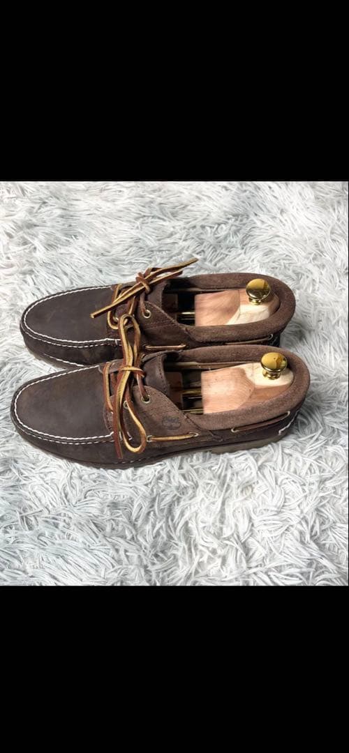 【美品】 ティンバーランド 3EYE スエード切替 デッキシューズ 26㎝