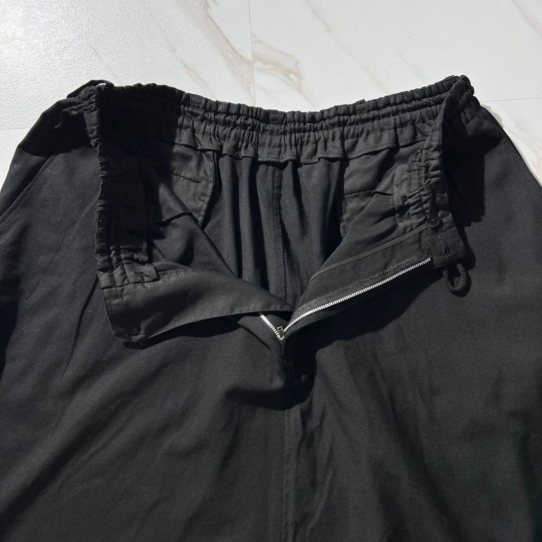 極美品⭐️ヨウジヤマモトプールオム ウールギャバジン サルエルパンツ ブラック