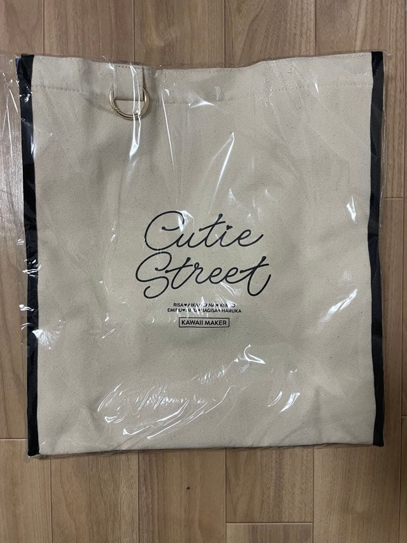 新品未開封 Cutie Street ロゴ入りトートバッグ