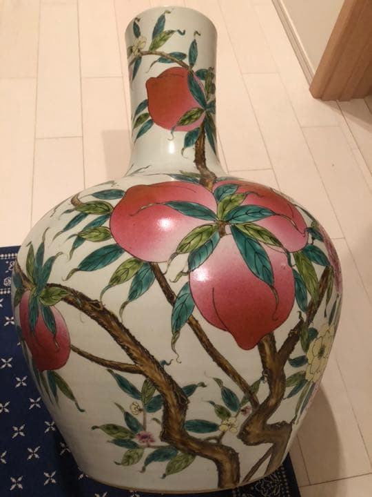 巨大な花瓶 中国  置物