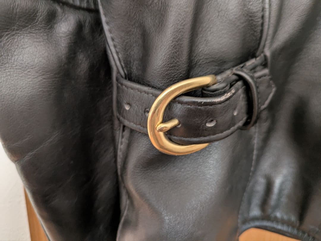 良品！　 VANSON　Type B バンソン　シングルライダース　立ち襟