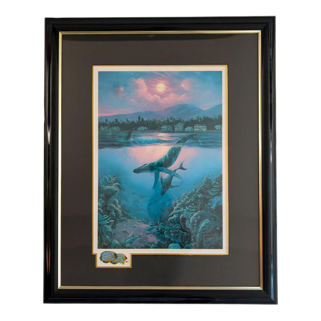 真作保証 クリスチャンラッセン マウイ ホエール シンフォニー 42/100