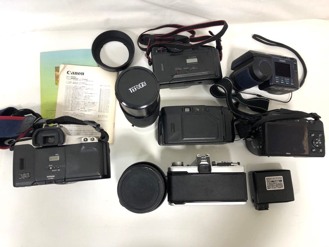 フィルムカメラ　デジタルカメラ　レンズなど　まとめ　ジャンク