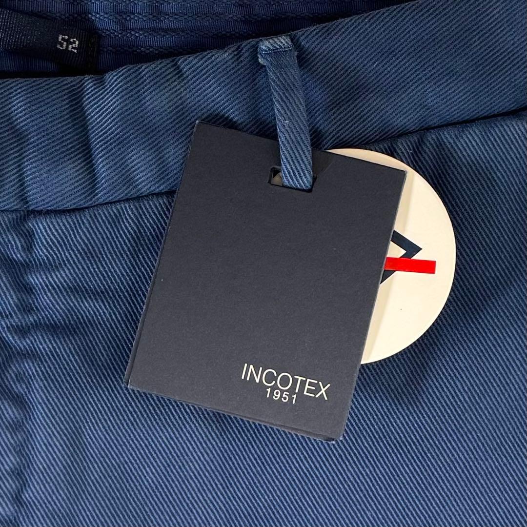 未使用品 INCOTEX インコテックス チノ ブルー 52