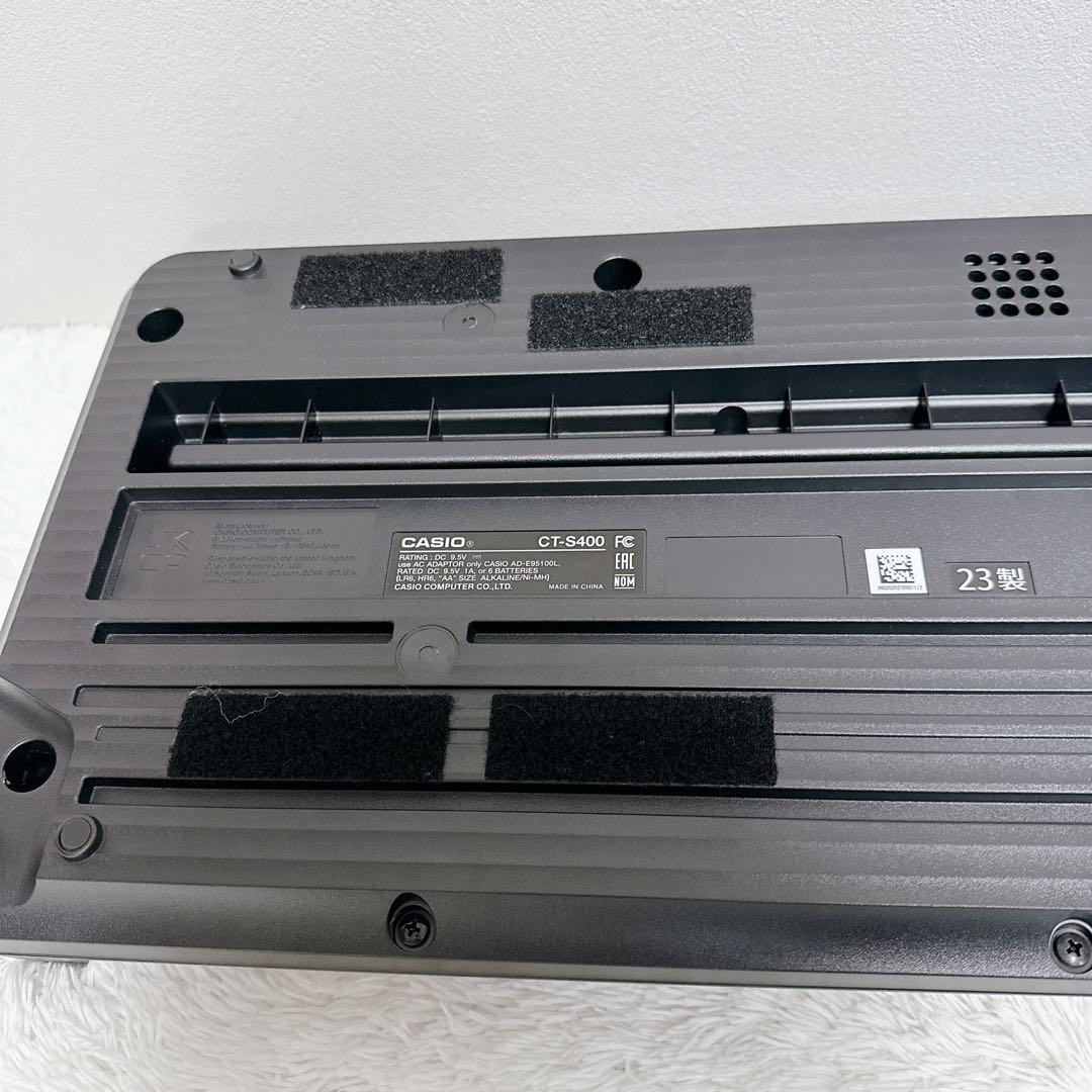 CASIO　カシオ　極美品　23年製　CT-S400　純正ケース　スタンド