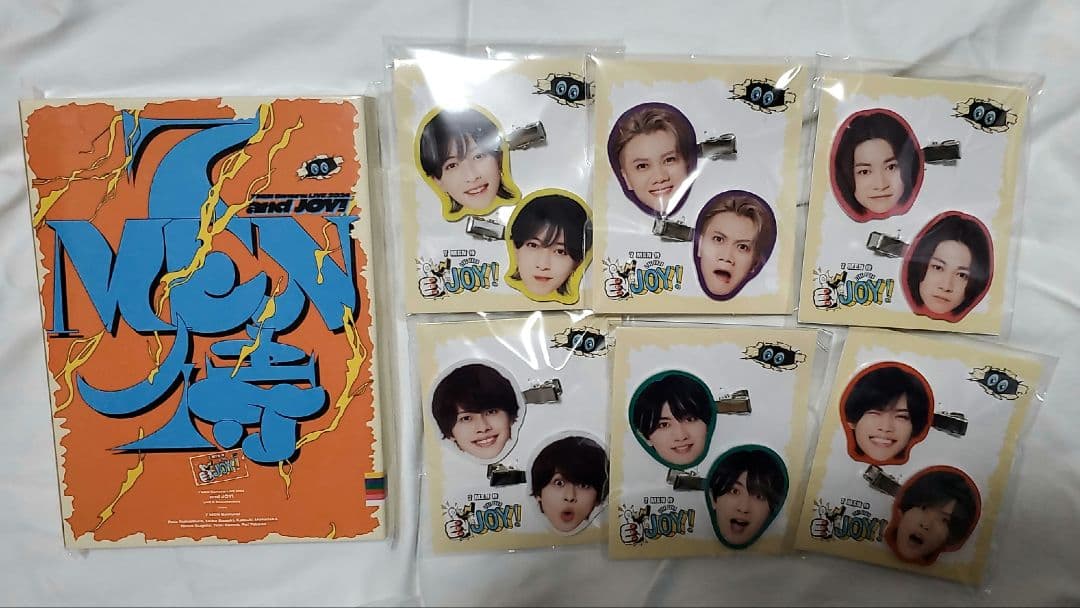 7MEN侍 and joy ヘアクリップ blu-ray