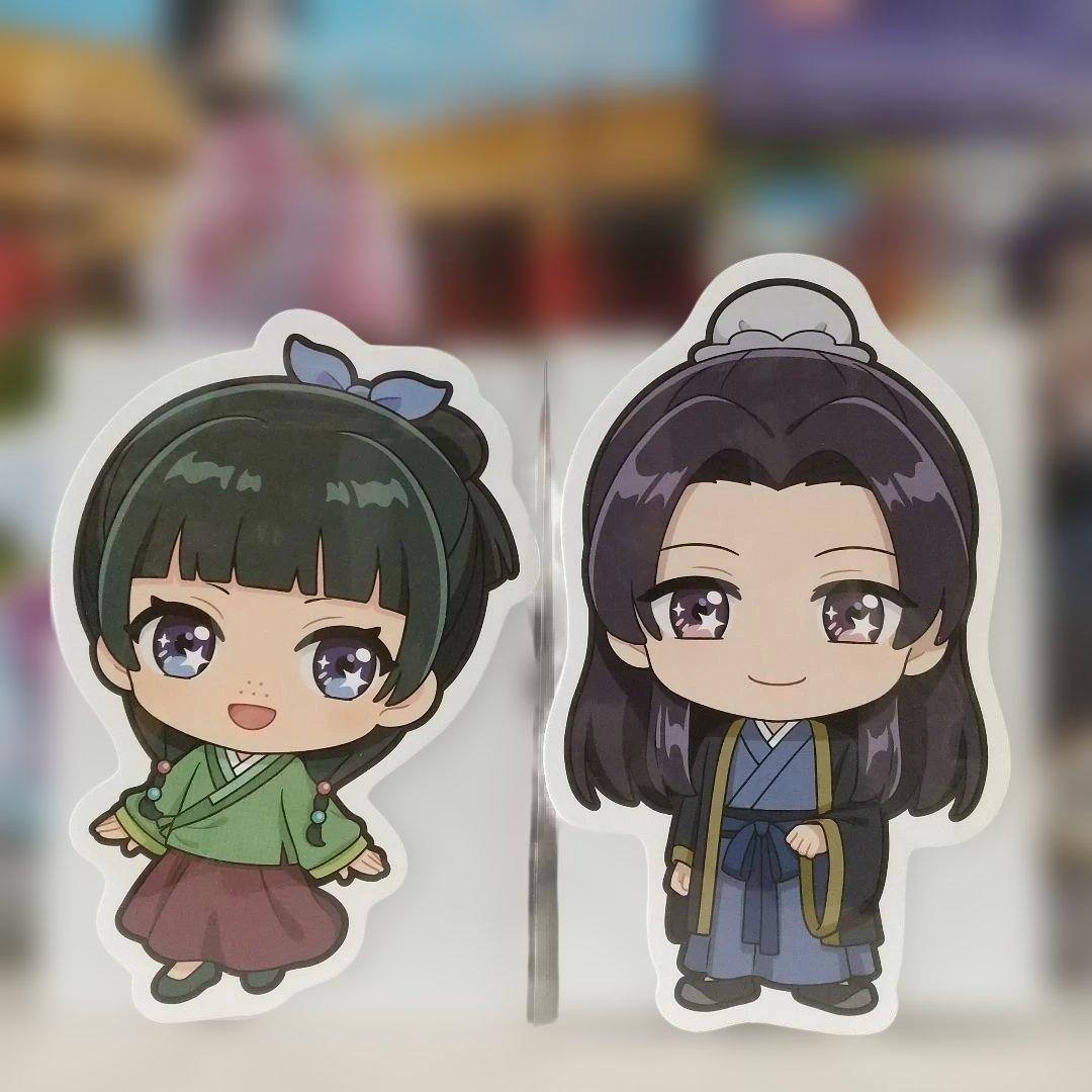 【まとめ売り】薬屋のひとりごと 猫猫 壬氏 フィギュア＆ダイカットポストカード