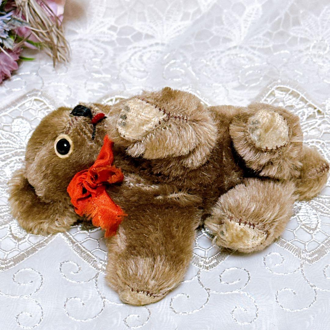 ❤️激レア！！❤️キャラクターノベルティ　小さな四つ足アンティークベア　テディベア