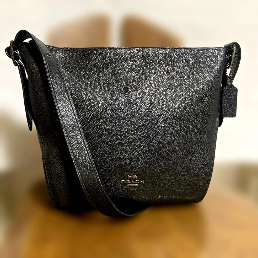 COACHショルダーバッグ★21378、美品.オールレザー、メンズ、レディース