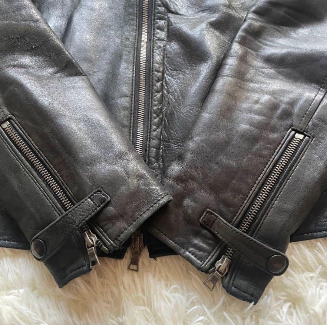 Paul Smith ポールスミス ライダースジャケット ラムレザー 羊革 Ｍ