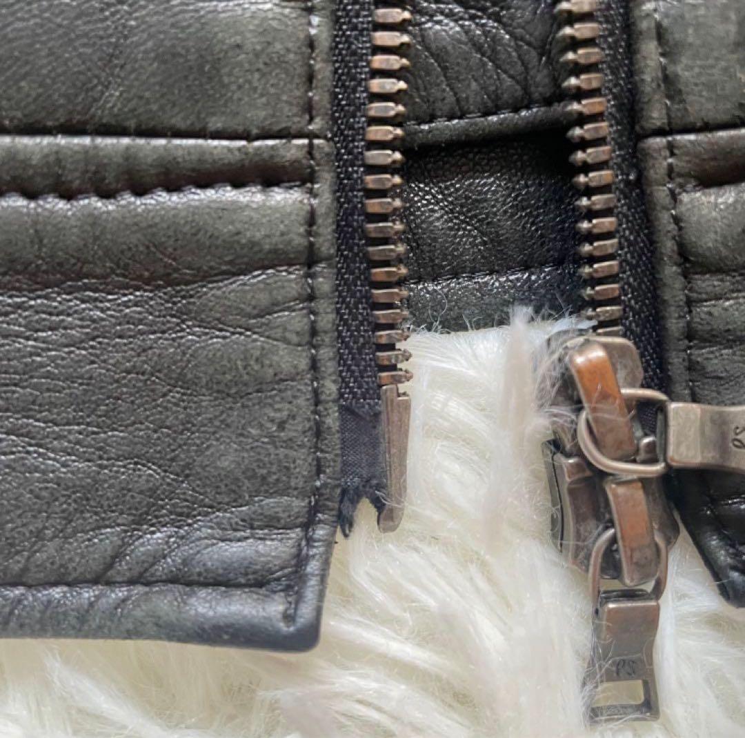 Paul Smith ポールスミス ライダースジャケット ラムレザー 羊革 Ｍ