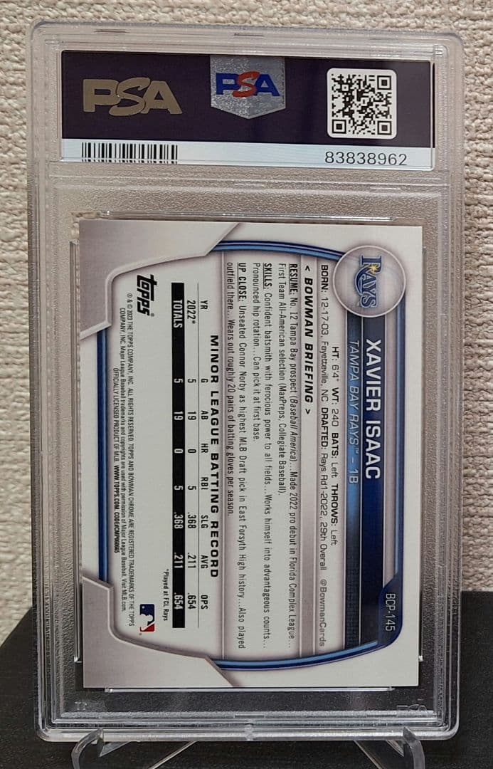 ゼイビア・アイザック　psa10