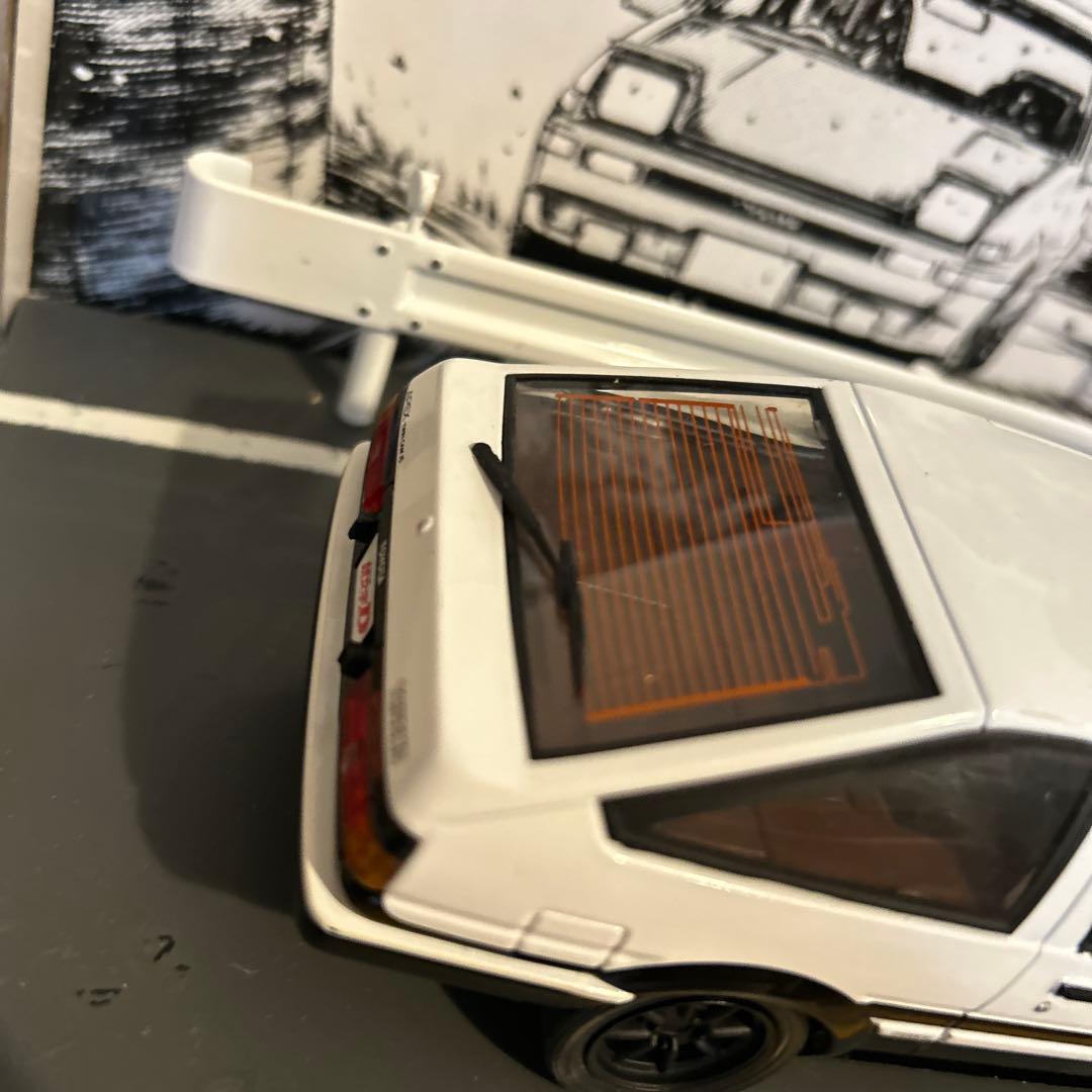 イニシャルD TOYOTA AE86 ミニカー　 台座ネジ欠品