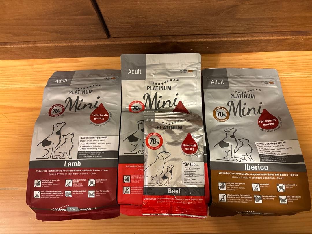 PLATINUM アダルト 900g×3種