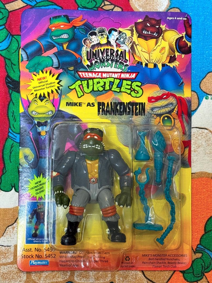 タートルズ フィギュア フランケンシュタイン モンスター ミケランジェロ