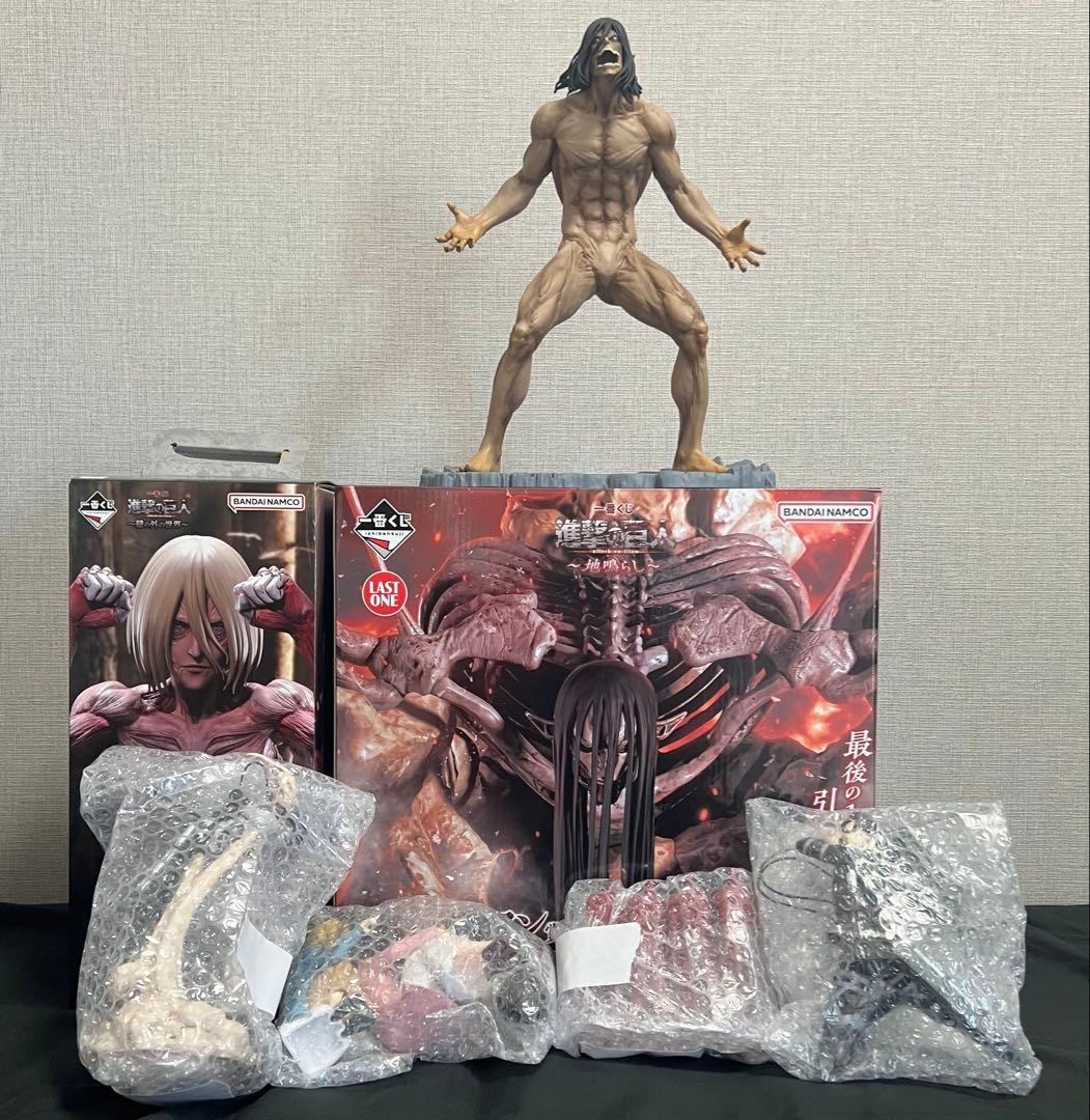 F*1様 一番くじ　進撃の巨人 フィギュア　セット