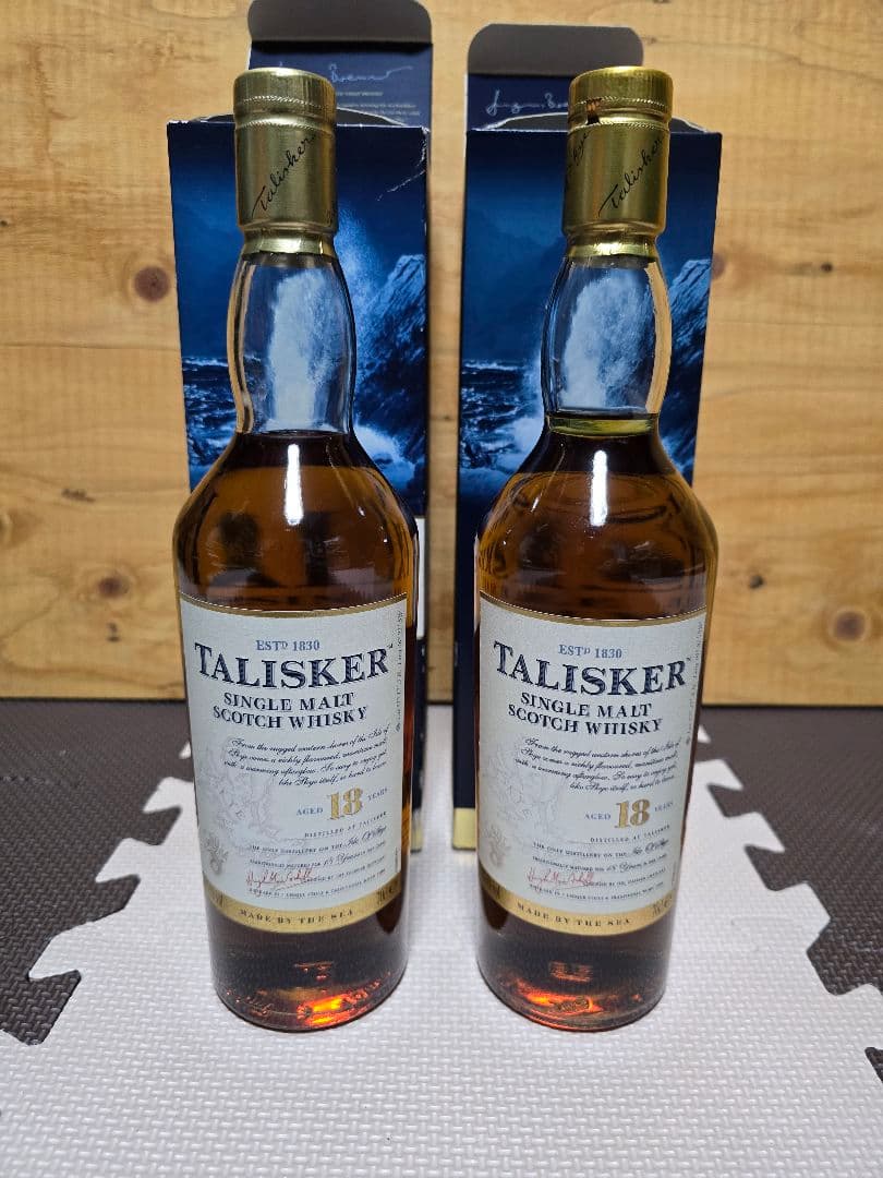 (正規品)旧タリスカー18年 2本送料無料　未開栓　スコッチウイスキー