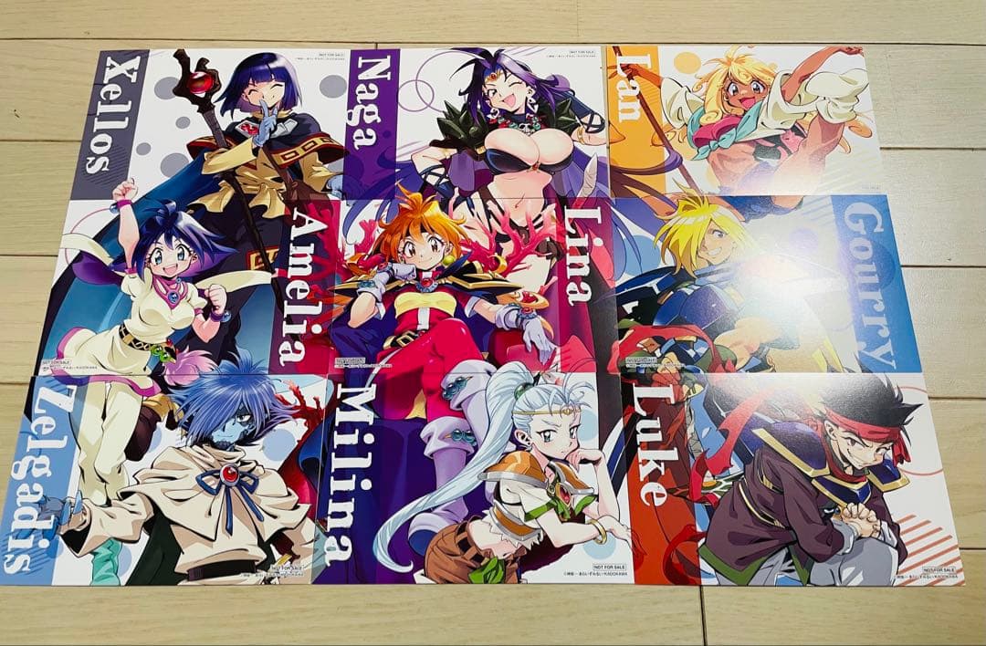 スレイヤーズ展　入場特典2枚+ 特典カード 9枚セット