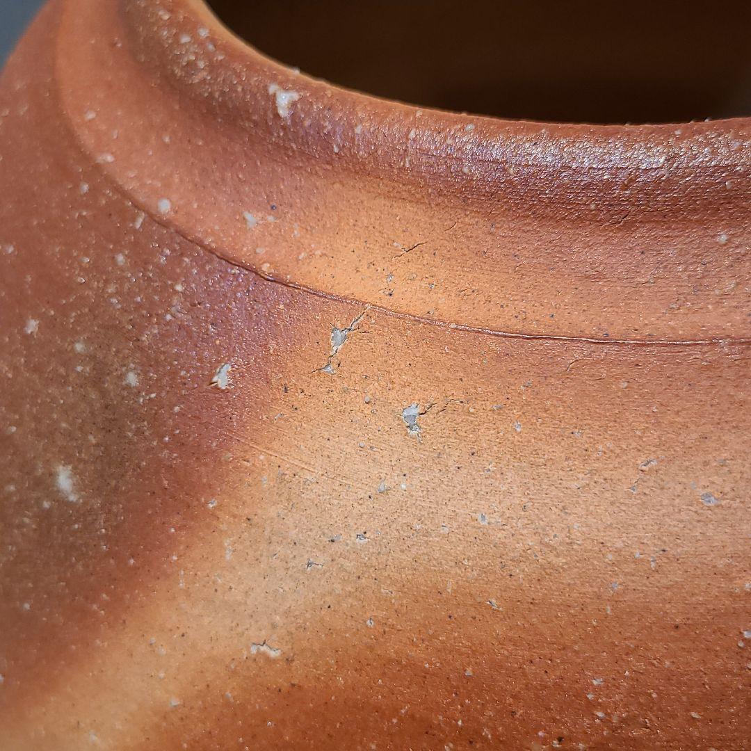 信楽焼 荒川智作 壷 径1尺2寸（約36cm） 共箱 本物保証