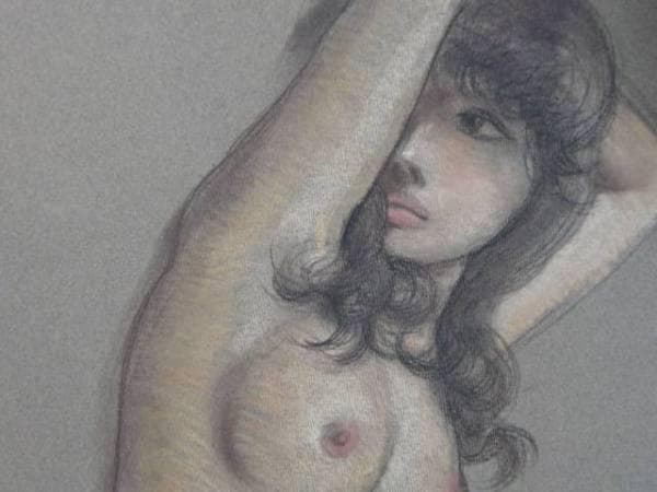 古沢岩美、P30、希少レゾネ、新品額装付