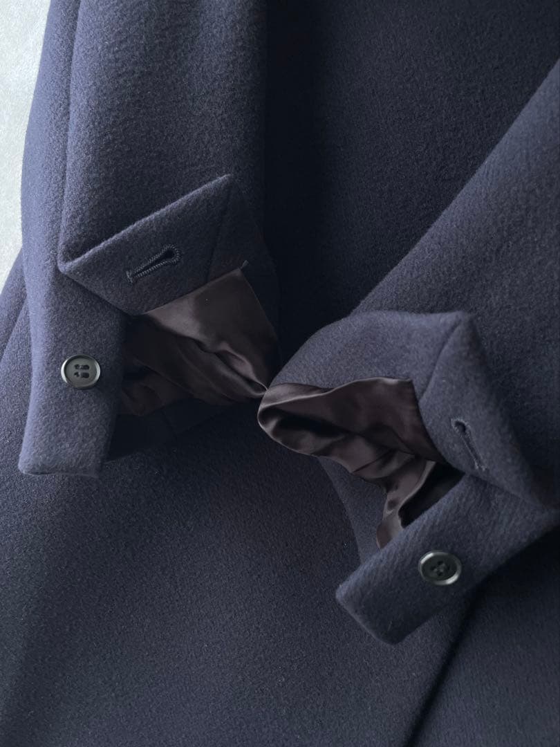 美品✨エストネーション　22AW ウール　ミドル丈　チェスターコート　36 紺