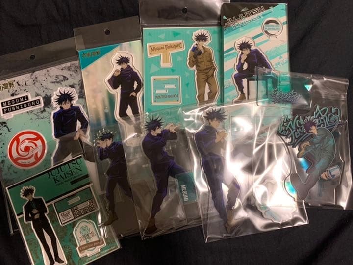 呪術廻戦 伏黒恵 アクスタ 缶バッジ ぱしゃこれ ラバスト