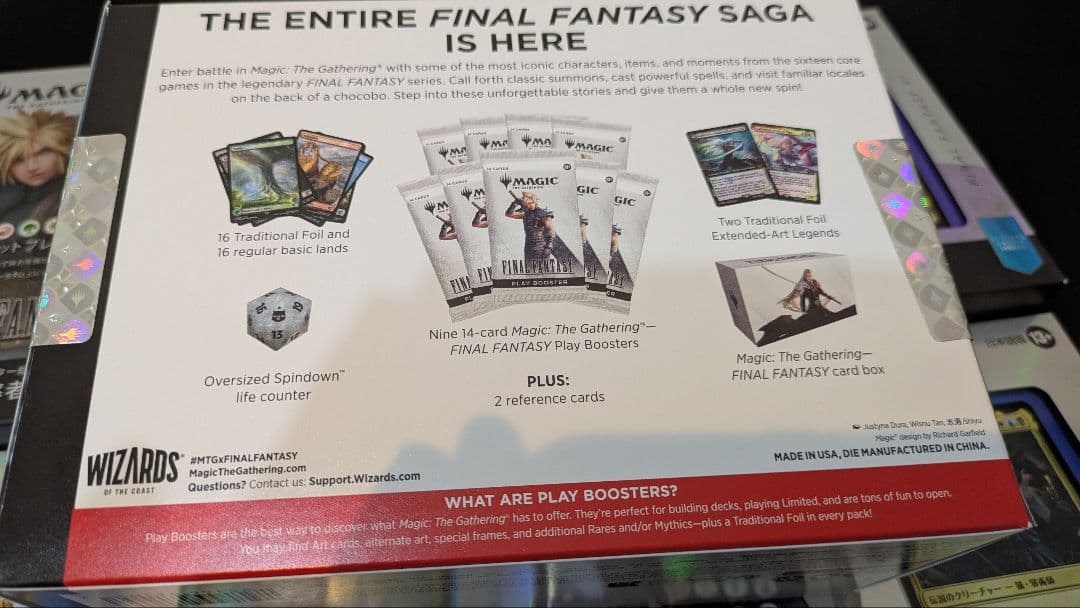 【新品】MTG FF 統率者4種（日本語コレクター版）&バンドル（英語版）セット