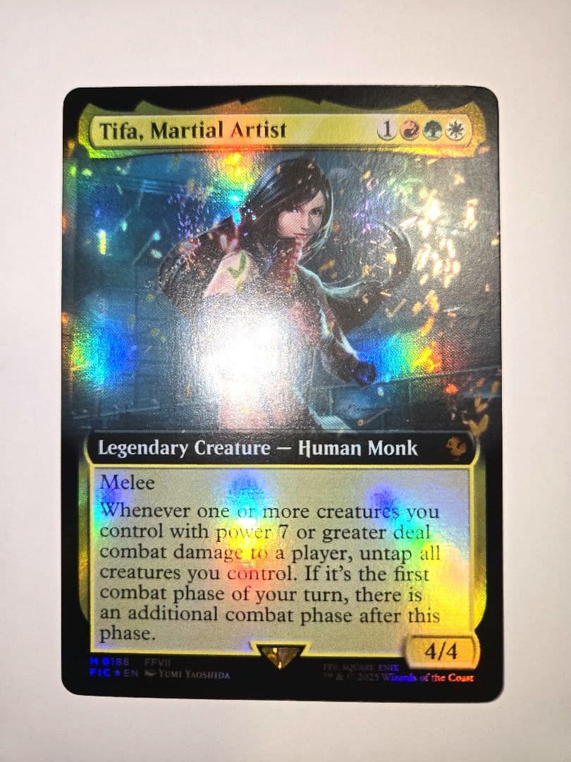 ラスト一枚【Foil】(188)■拡張アート■格闘家、ティファ　英語版