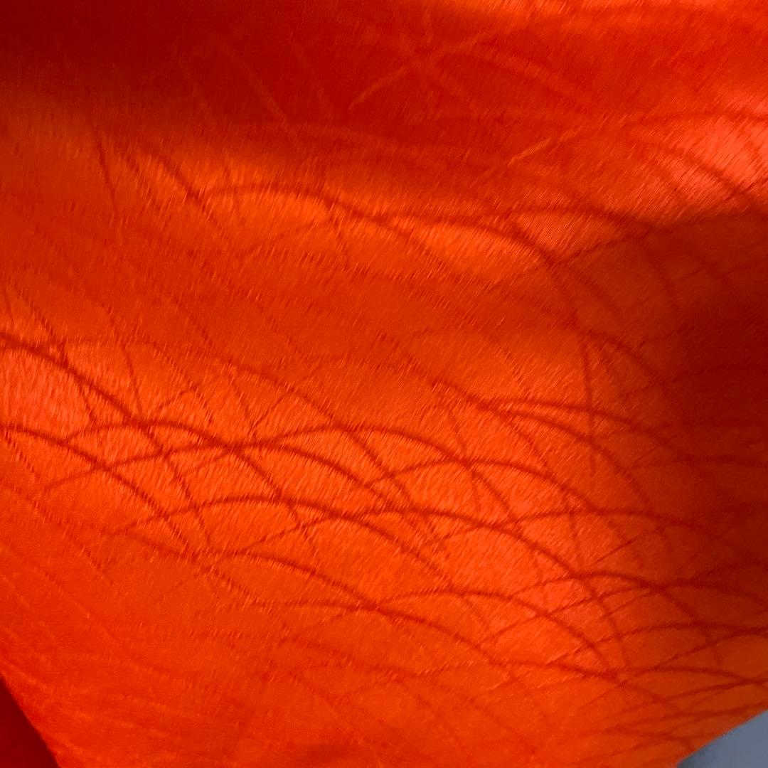 振袖フルセット　紋意匠友禅　艶のある朱色　成人式振袖　振袖