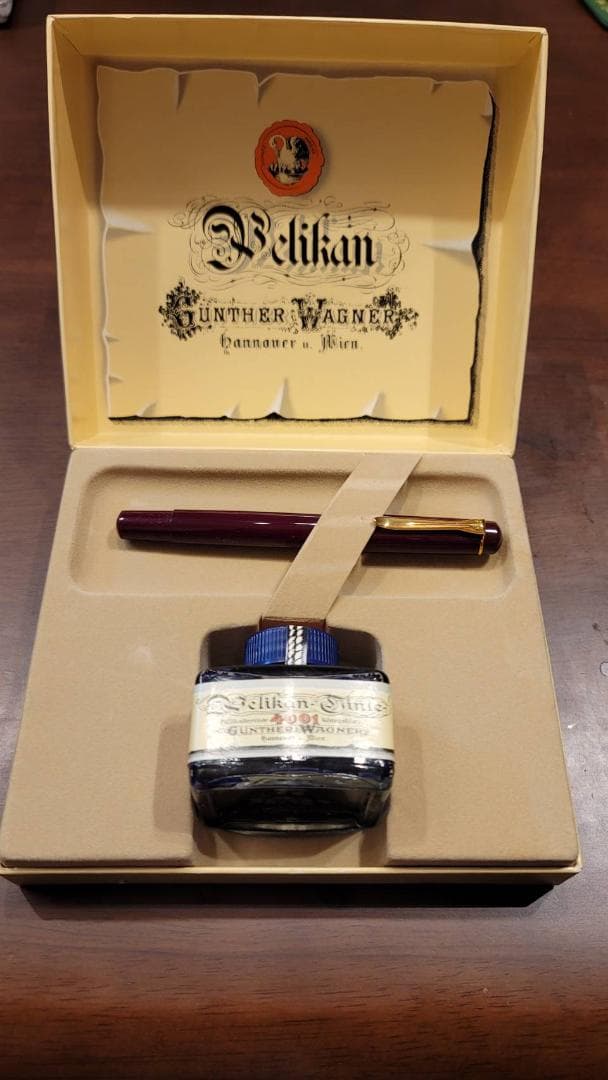 【未使用】Pelikan ペリカン 万年筆＆インクセット GV400