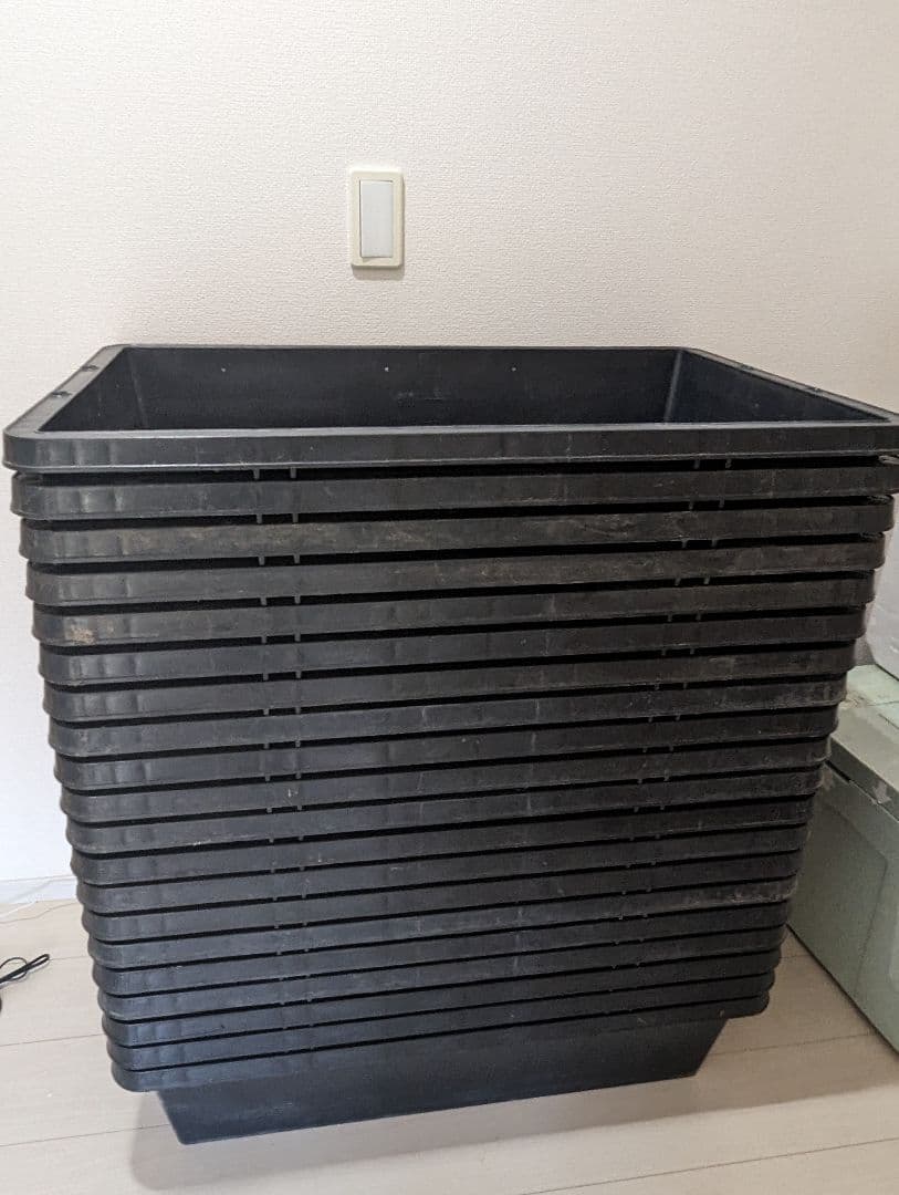 ときさん専用　トロ舟60リットル黒　20個　中古　引き取りのみ（群馬県前橋市）