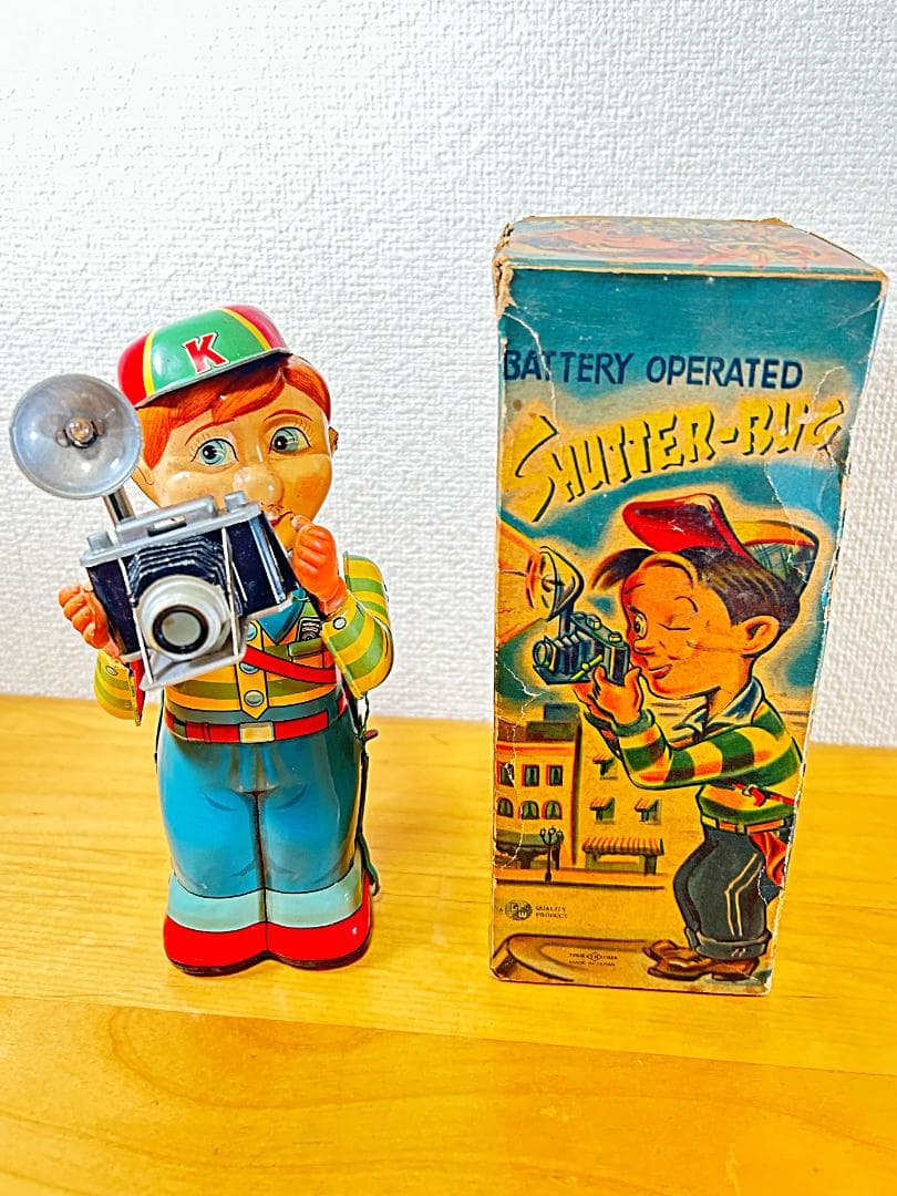 完動品 野村トーイ シャッターバグ shutter bug カメラ小僧 箱付