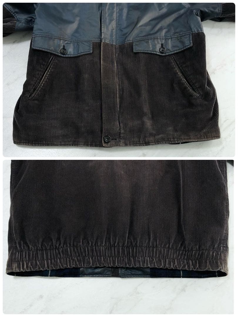 【希少】Aquascutum ドッキング ジャケット コーデュロイ チェック