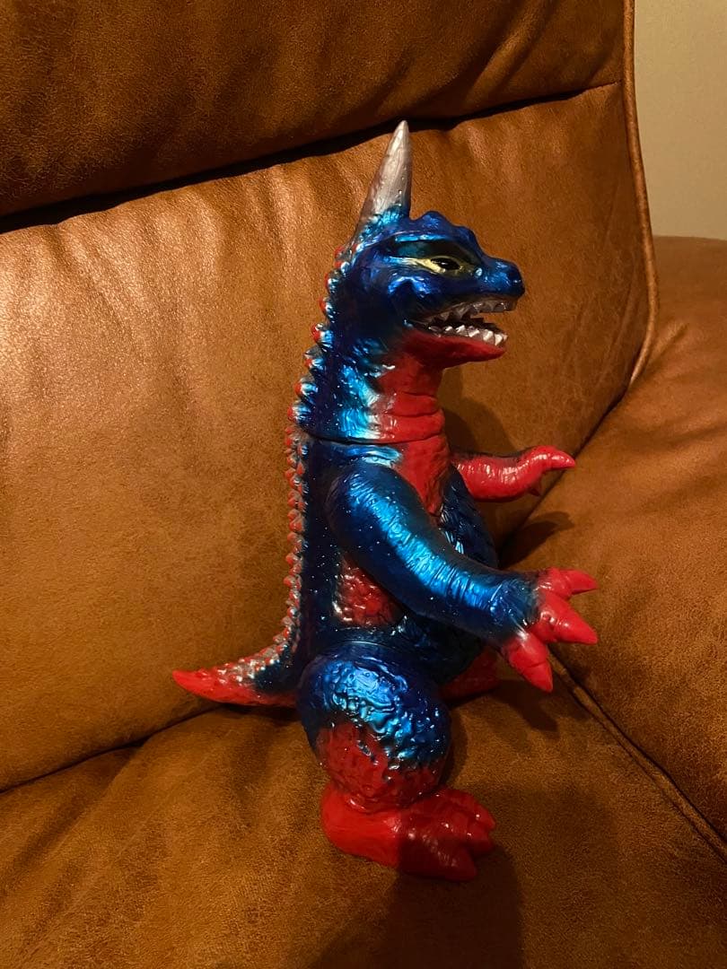 鶴脛玩具 凶悪一角獣ゴドン　パチ怪獣　ソフビ