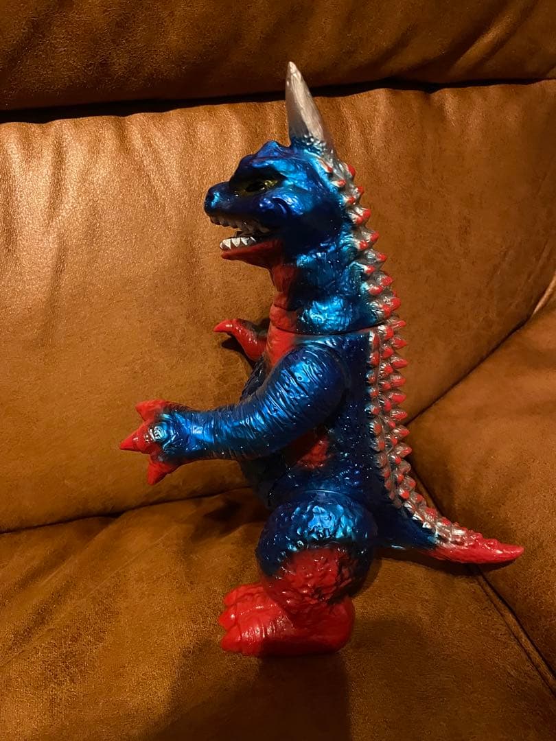 鶴脛玩具 凶悪一角獣ゴドン　パチ怪獣　ソフビ