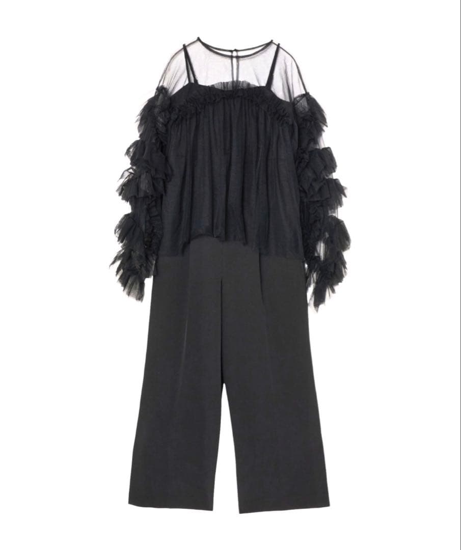 スーツ・フォーマル・ドレス ANDRESD all in one decorative tulle tops