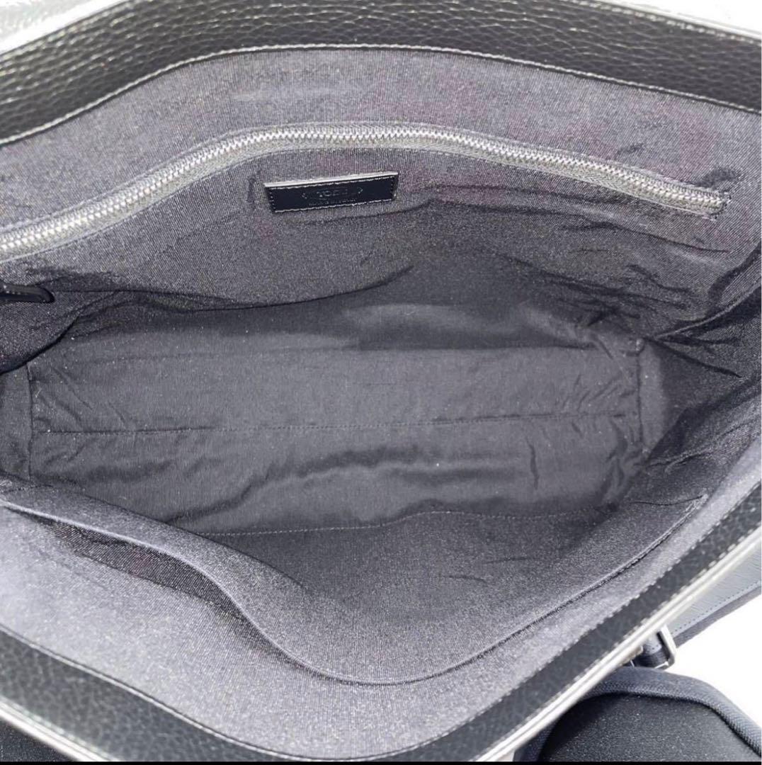 【美品】TOD'S トッズ ビジネス バッグ レザー 黒 ブラック