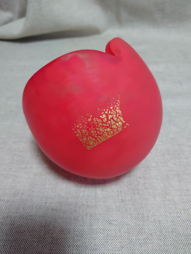 藤田喬平 手吹 金彩 灰皿 ガラス 2個