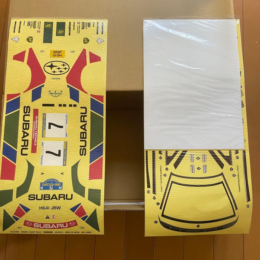 ABCホビー　1/10RC スバル　レガシィRS （BC5) ワークスver.