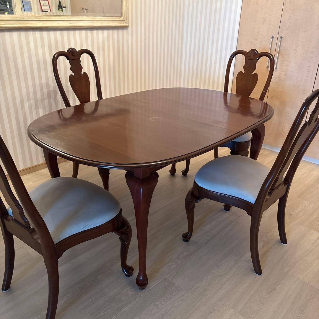 アメリカ【ETHAN ALLEN イーサンアーレン】　ダイニングテーブル