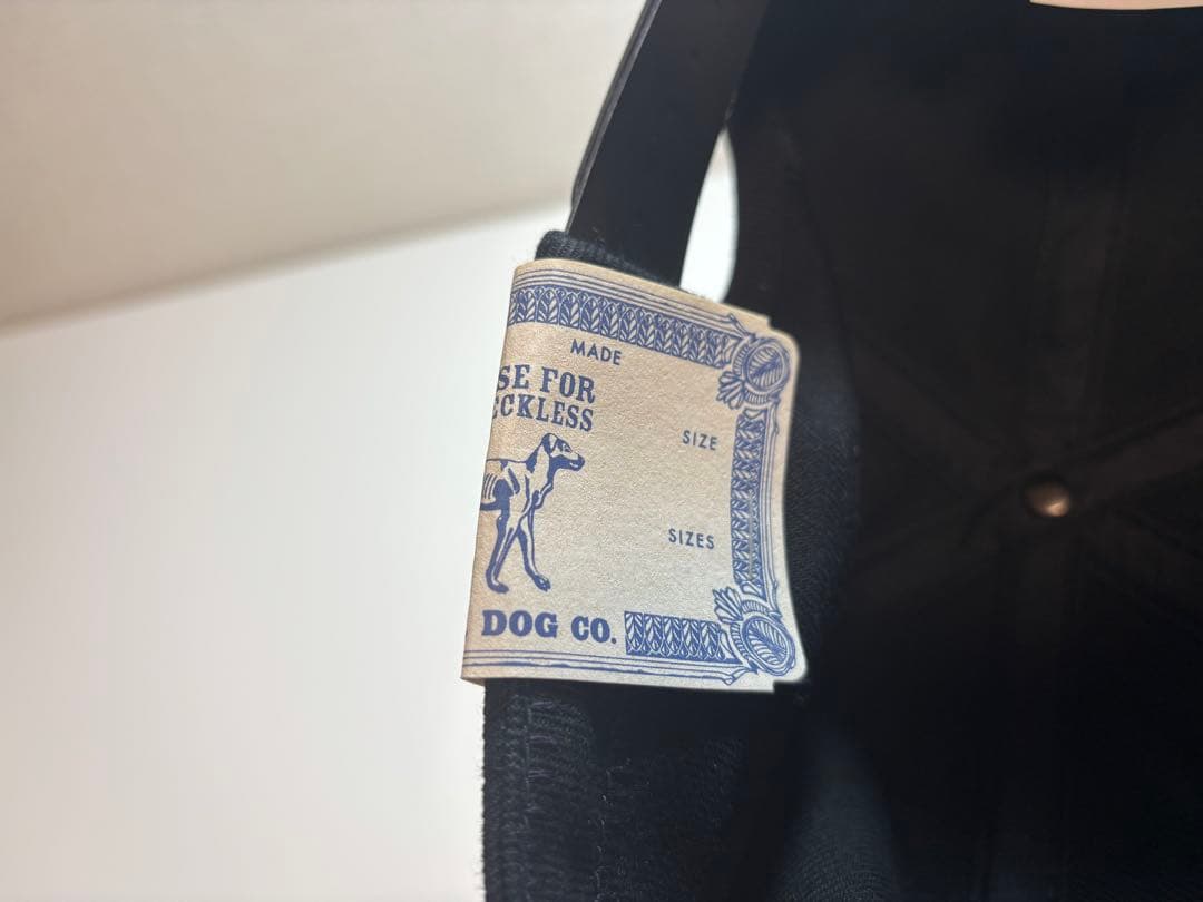 H.W.DOC & CO. ブラック ワークキャップ