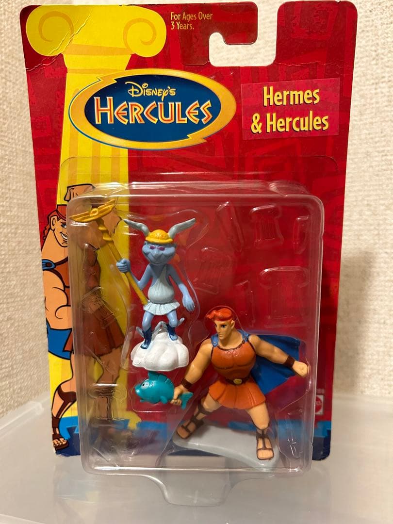ディズニー　ヘラクレス & ヘルメス　フィギュア　マテル