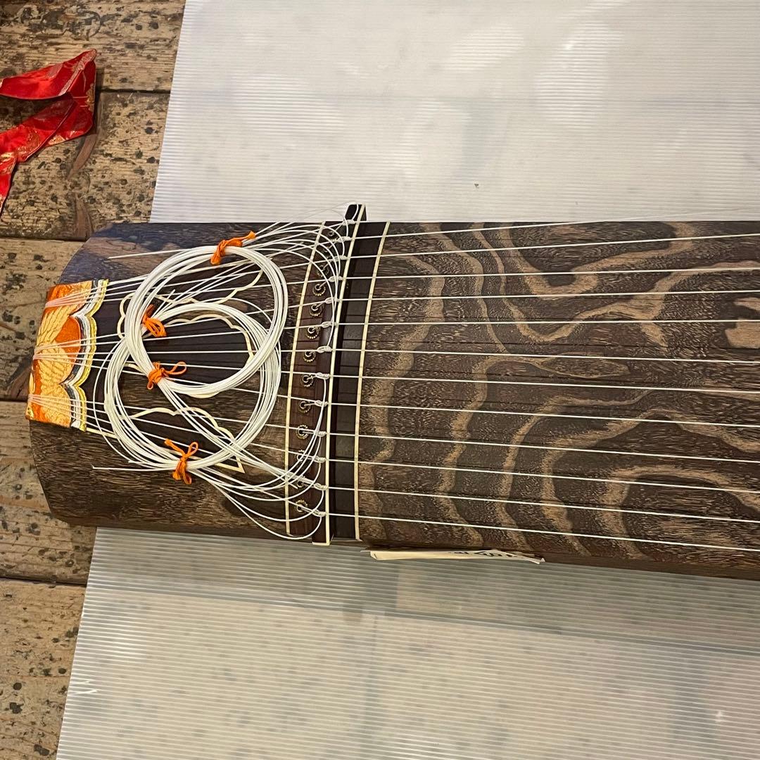 お琴 琴 和楽器 弦楽器 民族楽器 13弦 全長約185cm 中古 カバー付き