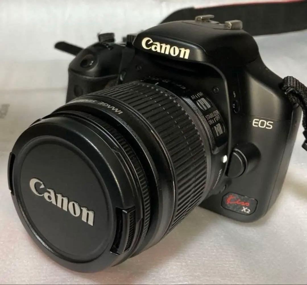 Canon EOS Kiss X2 デジタル一眼レフカメラ（セミハードケース付）