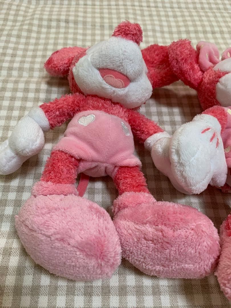 ディズニー ミッキー ミニー Disney ぬいぐるみ ピンク レア